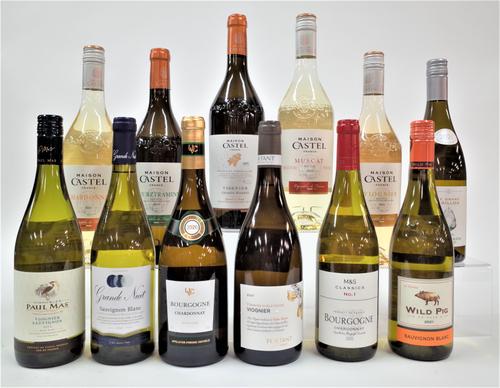 12 BOTTLES FRENCH WHITE WINE