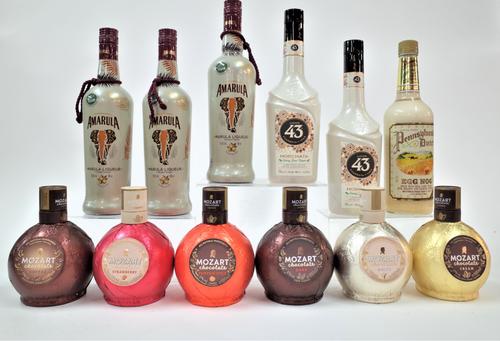 12 BOTTLES CREAM LIQUEURS