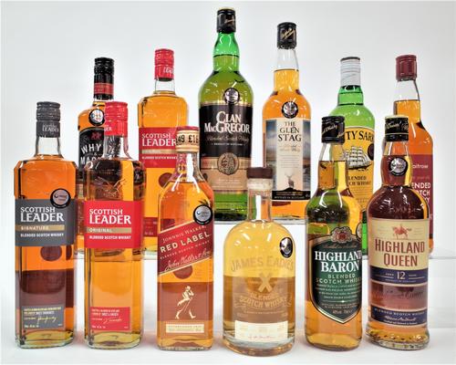 12 BOTTLES BLENDED WHISKY