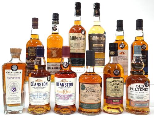 12 BOTTLES SINGLE MALT WHISKY