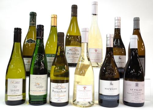 12 BOTTLES FRENCH WHITE WINE