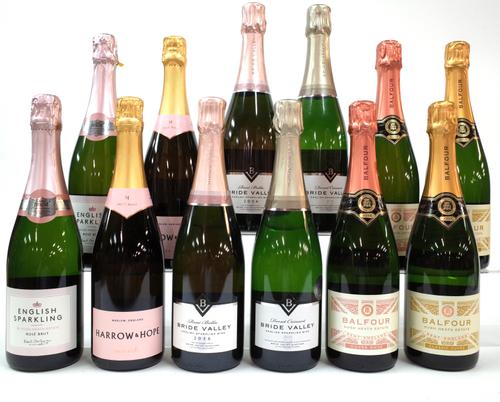 12 BOTTLES ENGLISH SPARKLING WINE