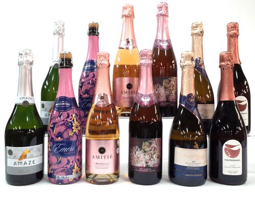 12 BOTTLES AUSTRALIAN, BRAZILIAN, NEW ZEALAND, TURKISH AND PORTUGUESE SPARKLING WINE