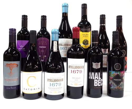 12 BOTTLES SOUTH AFRICAN RED WINE