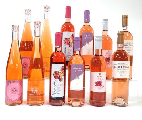 12 BOTTLES EUROPEAN ROSÉ WINE