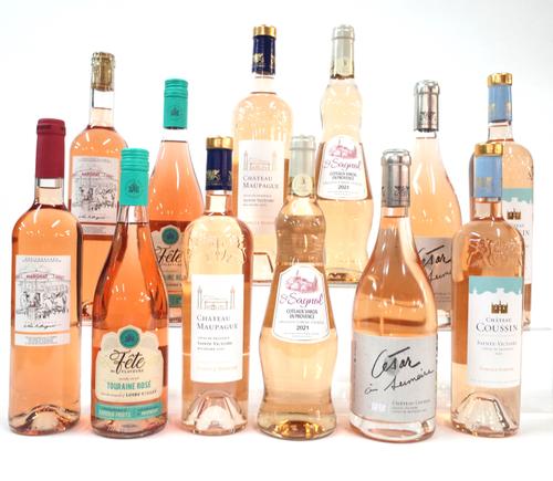12 BOTTLES FRENCH ROSÉ WINE