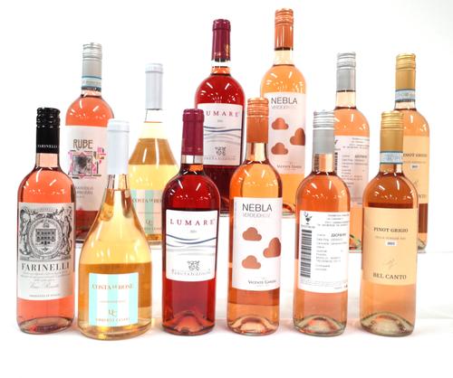 12 BOTTLES ITALIAN ROSÉ WINE