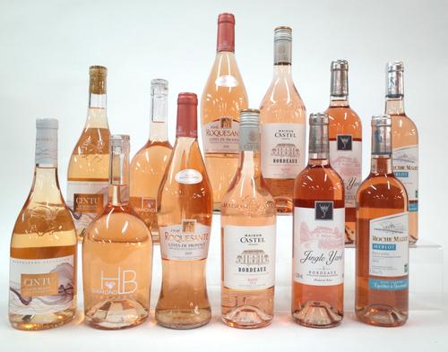 12 BOTTLES FRENCH ROSÉ