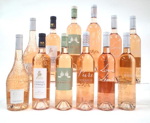 12 BOTTLES FRENCH ROSÉ WINE