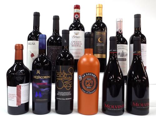 12 BOTTLES ITALIAN RED WINE
