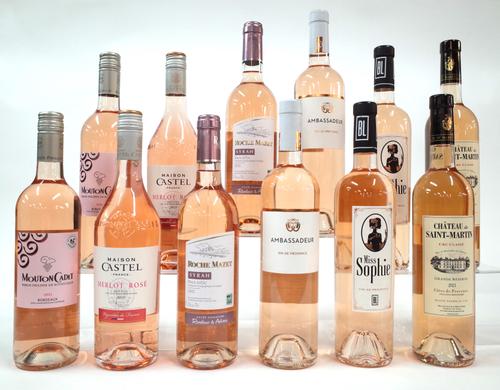 12 BOTTLES FRENCH ROSÉ WINE