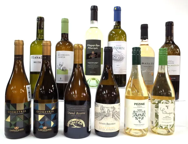 12 BOTTLES GREEK WHITE WINE