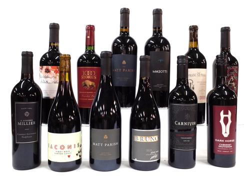 12 BOTTLES AMERICAN RED WINE