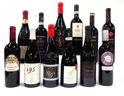 12 BOTTLES ITALIAN RED WINE