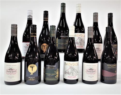 12 BOTTLES NEW ZEALAND PINOT NOIR
