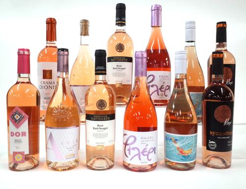 12 BOTTLES GREEK, ROMANIAN AND MOLDOVAN ROSÉ WINE