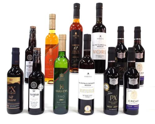 12 BOTTLES SHERRY