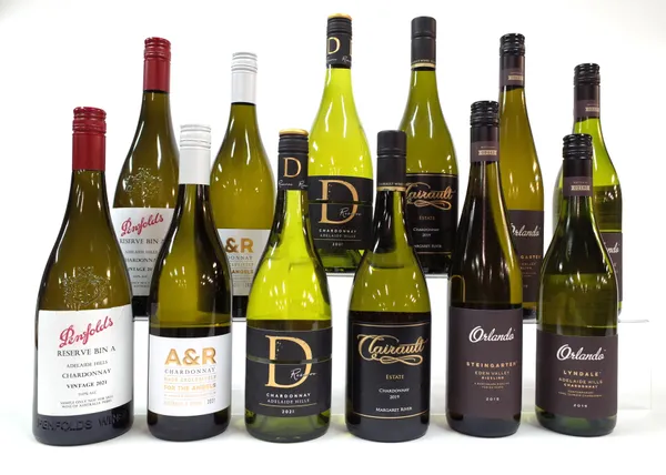 12. BOTTLES AUSTRALIAN WHITE WINE