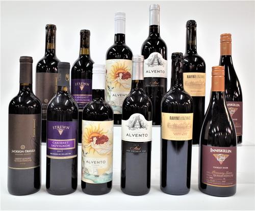 12 BOTTLES CANADIAN RED WINE