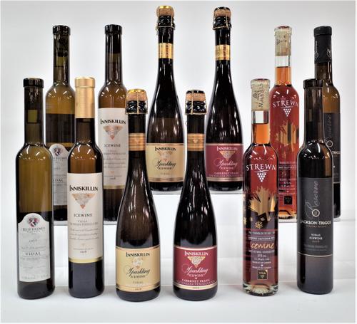 12 BOTTLES CANADIAN ICEWINE AND DESSERT WINE