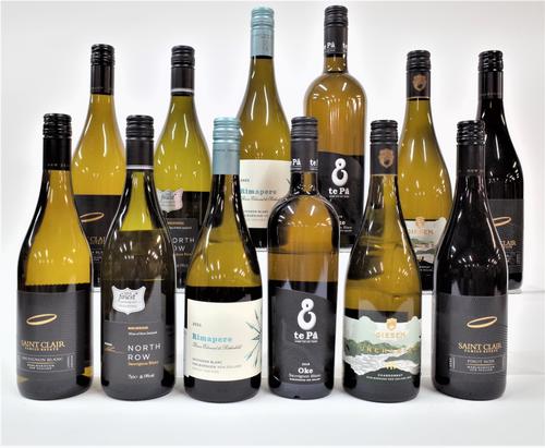 10 BOTTLES NEW ZEALAND WHITE AND 2 RED WINE