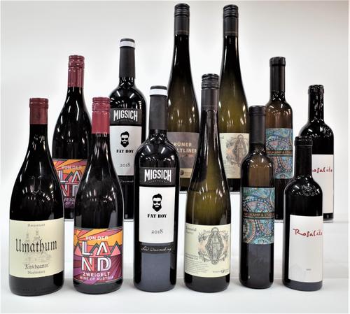 7 BOTTLES AUSTRIAN RED AND 5 WHITE WINE