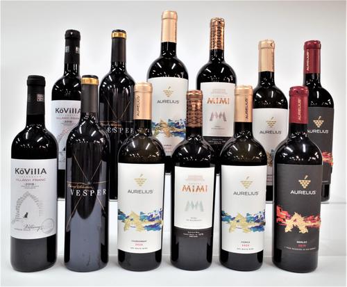 12 BOTTLES MOLDOVAN AND HUNGARIAN RED WINE