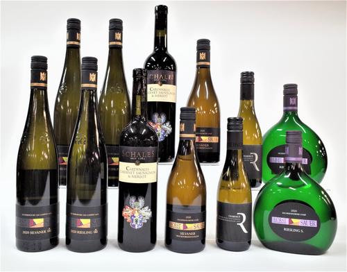 10 BOTTLES GERMAN WHITE AND 2 RED WINE