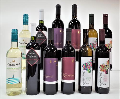 8 BOTTLES CYPRIOT, HUNGARIAN AND CROATIAN RED AND 4 WHITE WINE