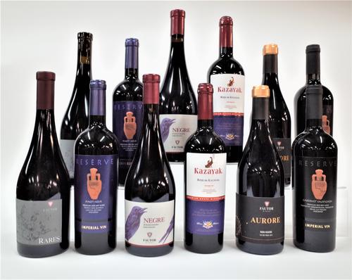 12 BOTTLES MOLDOVAN RED WINE