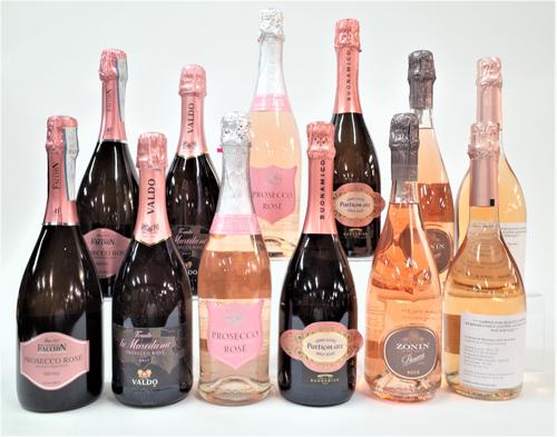 12 BOTTLES ITALIAN SPARKLING ROSÉ WINE