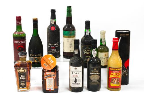 TWELVE BOTTLES INCLUDING TAYLOR'S VINTAGE PORT 1981 (12)