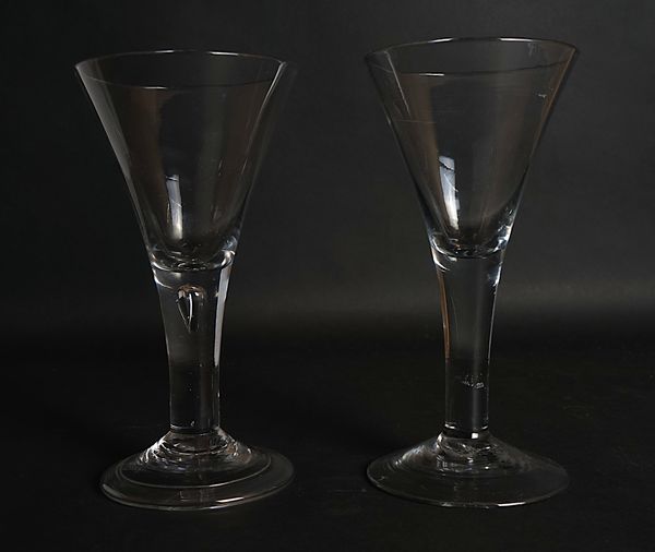 TWO LARGE WINE GLASSES (2)