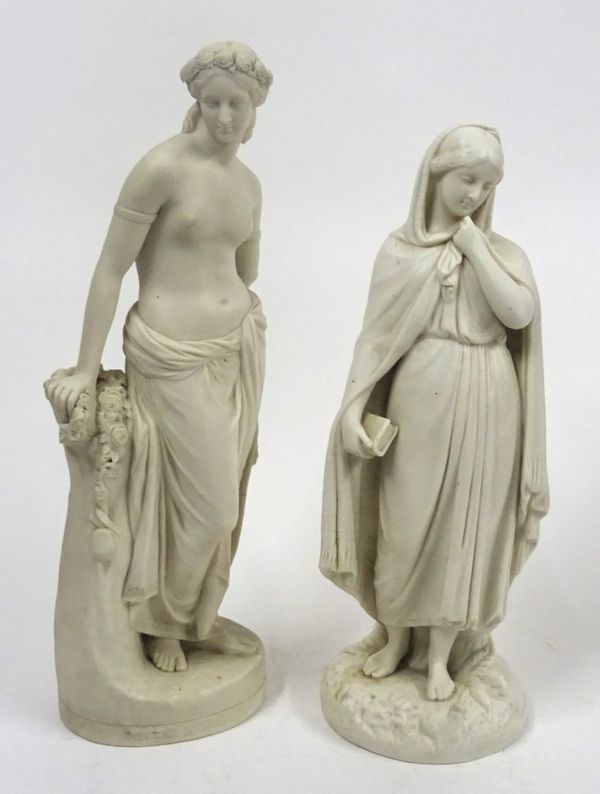 TWO PARIAN FIGURES (2)