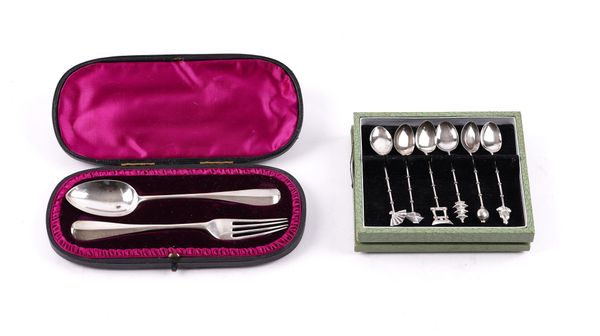 TWO CASED FLATWARE SETS (2)