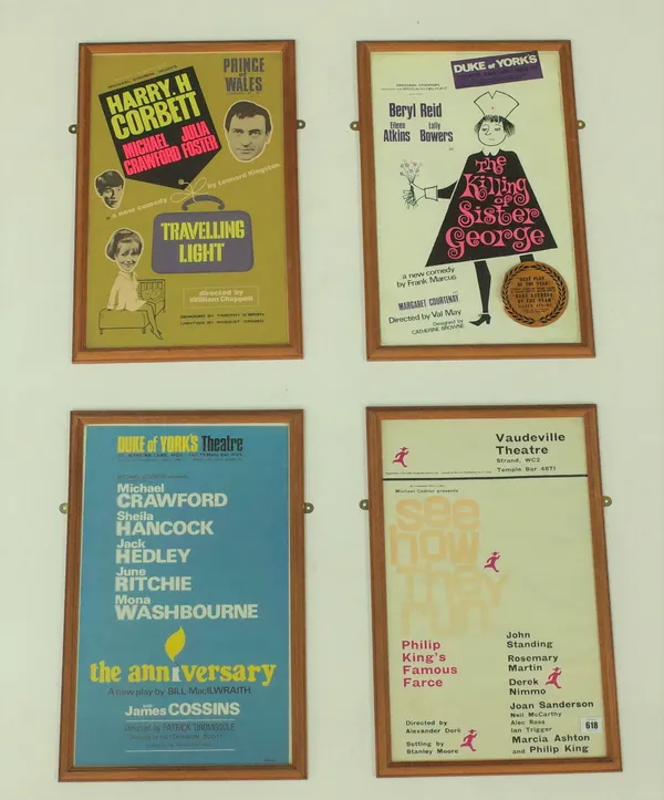 SIR MICHAEL CODRON: A GROUP OF THEATRE POSTERS FOR SIR MICHAEL CODRON PRODUCTIONS (13)