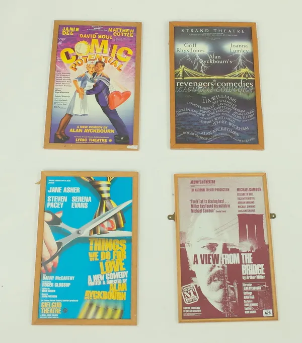 SIR ALAN AYCKBOURN: A GROUP OF THEATRE POSTERS FOR PLAYS WRITTEN OR DIRECTED BY ALAN AYCKBOURN (12)