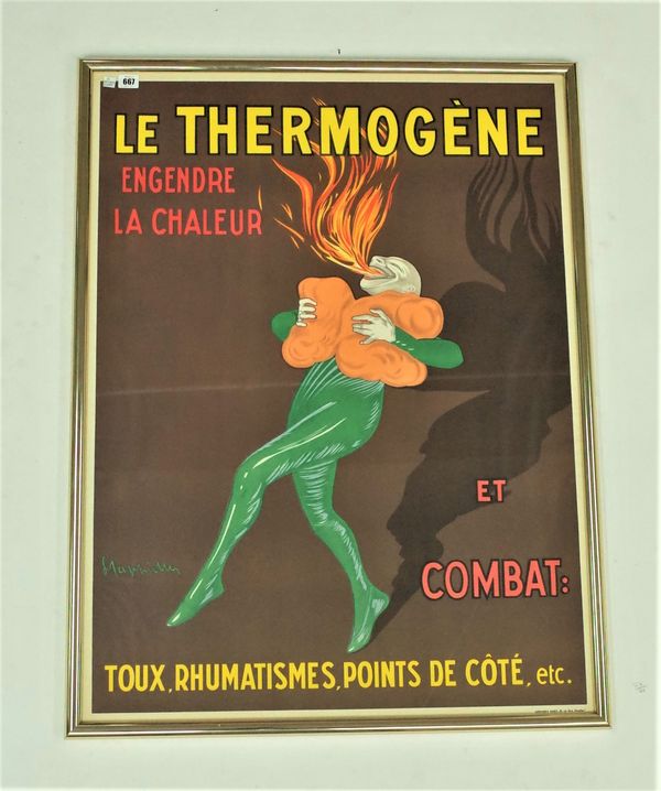 LEONETTO CAPPIELLO (1875-1942), ADVERTISING POSTER: LE THERMOGENE