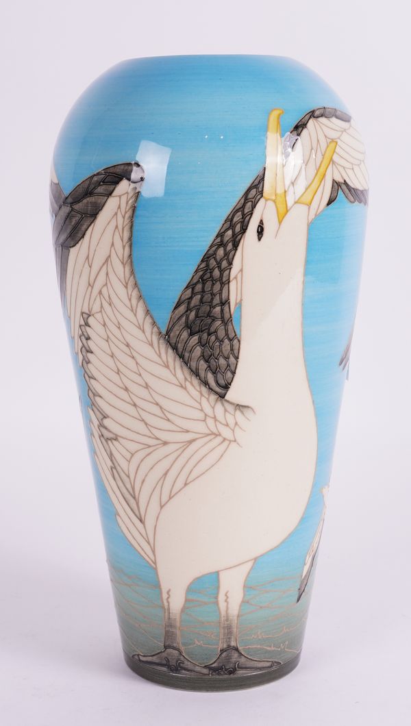 A DENNIS CHINA WORKS LIMITED EDITION VASE DESIGNED BY SALLY TUFFIN