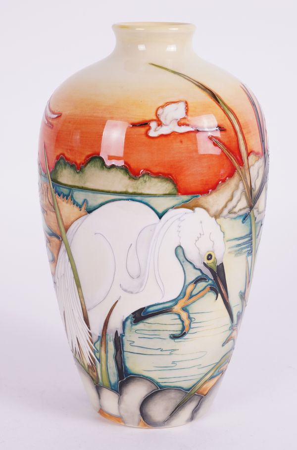 A MOORCROFT LIMITED VASE DESIGNED BY KERRY GOODWIN