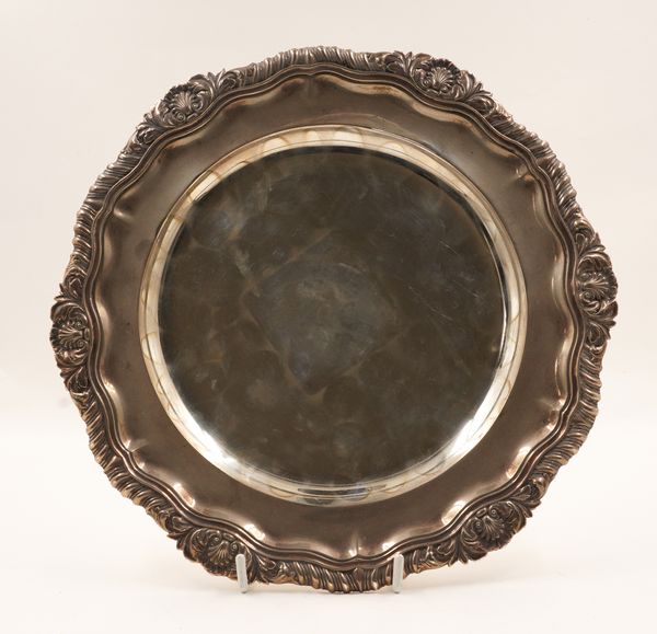 A WILLIAM IV SILVER PLATE