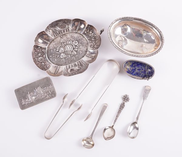 A GROUP OF SILVER AND FOREIGN WARES (9)