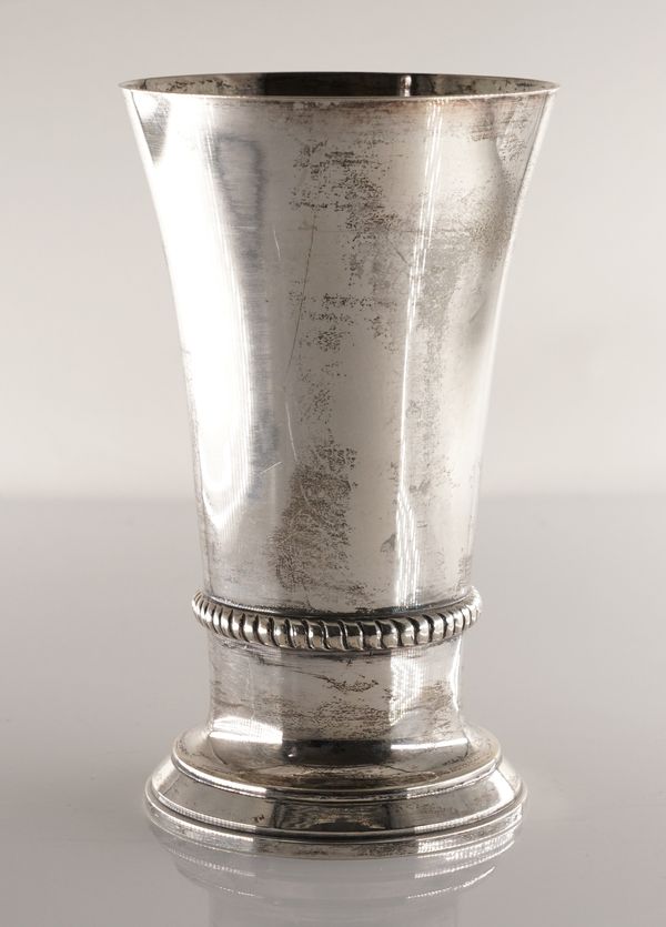 A TIFFANY AND CO STERLING SILVER VASE