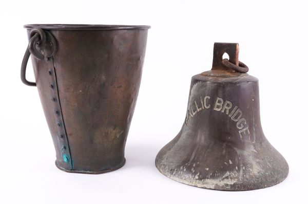 A BRASS SHIP'S BELL FOR GALLIC BRIDGE (2)