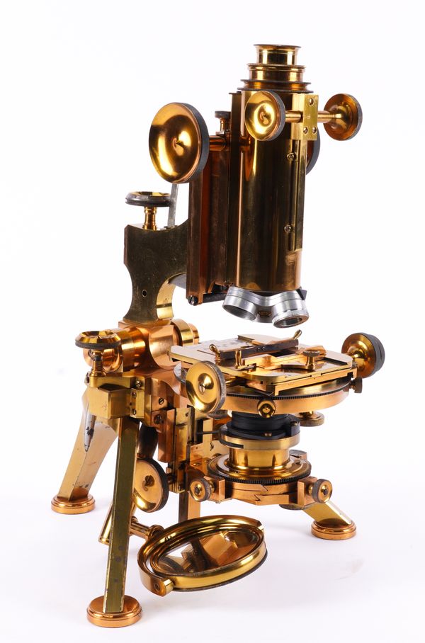 W. WATSON & SONS: A CIRCUIT STAGE VAN HEURCK MICROSCOPE