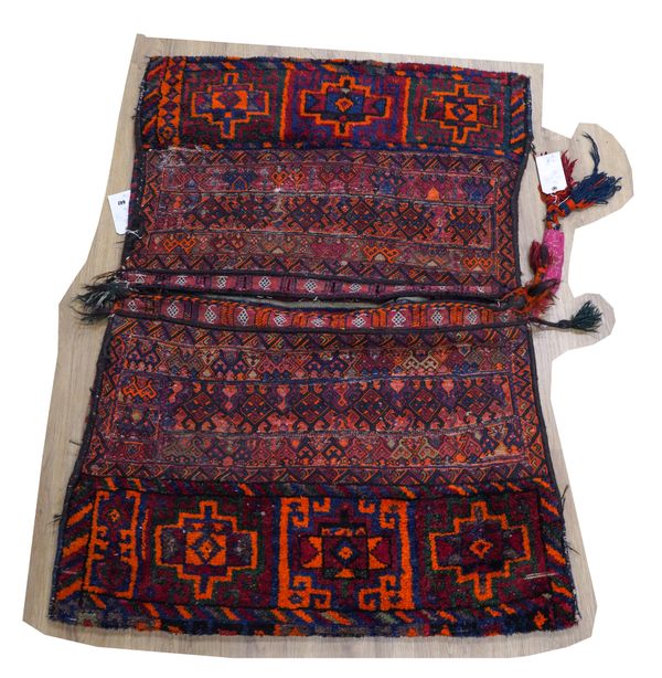 A COMPLETE AFGHAN SADDLEBAG