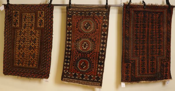 TWO PRAYER MATS AND A RUG (3)