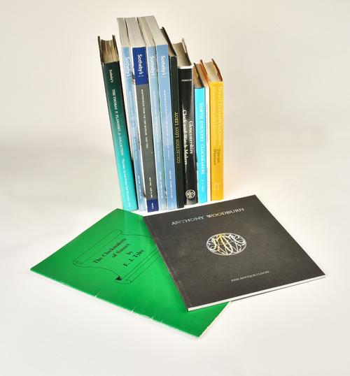 HOROLOGY - A QUANTITY OF BOOKS AND PAMPHLETS RELATING TO HOROLOGY