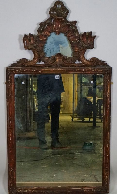 An Italian gilt framed mirror