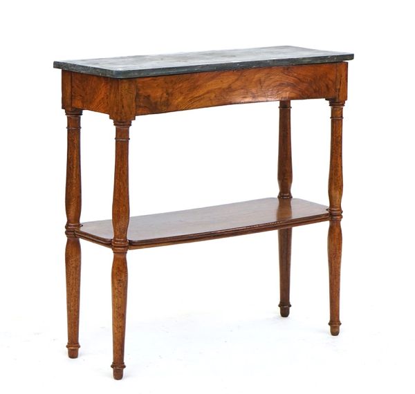 A French marble topped console